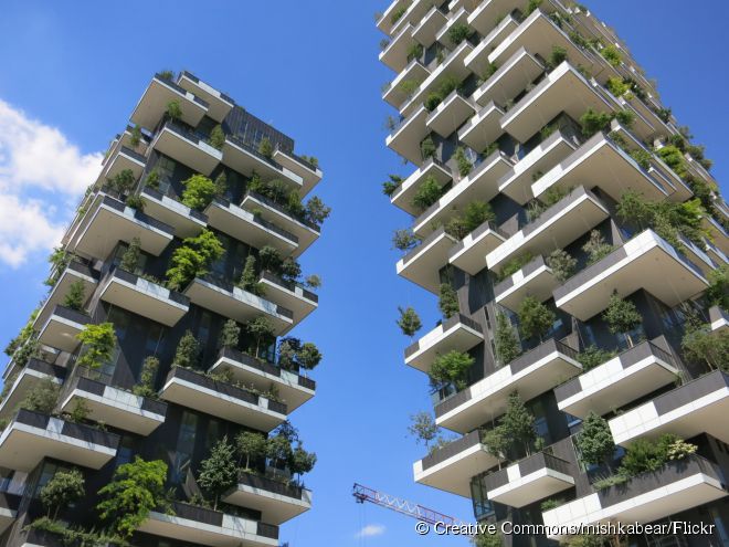 Arquitetura sustentável também é a marca do edifício residencial Bosco Verticale