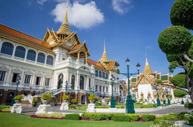 O Grand Palace é um dos principais símbolos arquitetônicos da capital Bangcoc